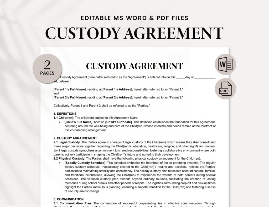 Formas de actualizar acuerdos de custodia 1 formas de actualizar acuerdos de custodia